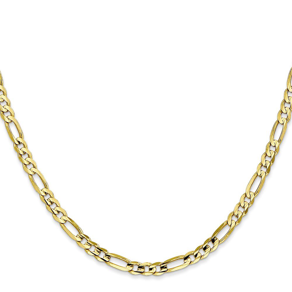 Elegant gold chain necklace with a classic link design.