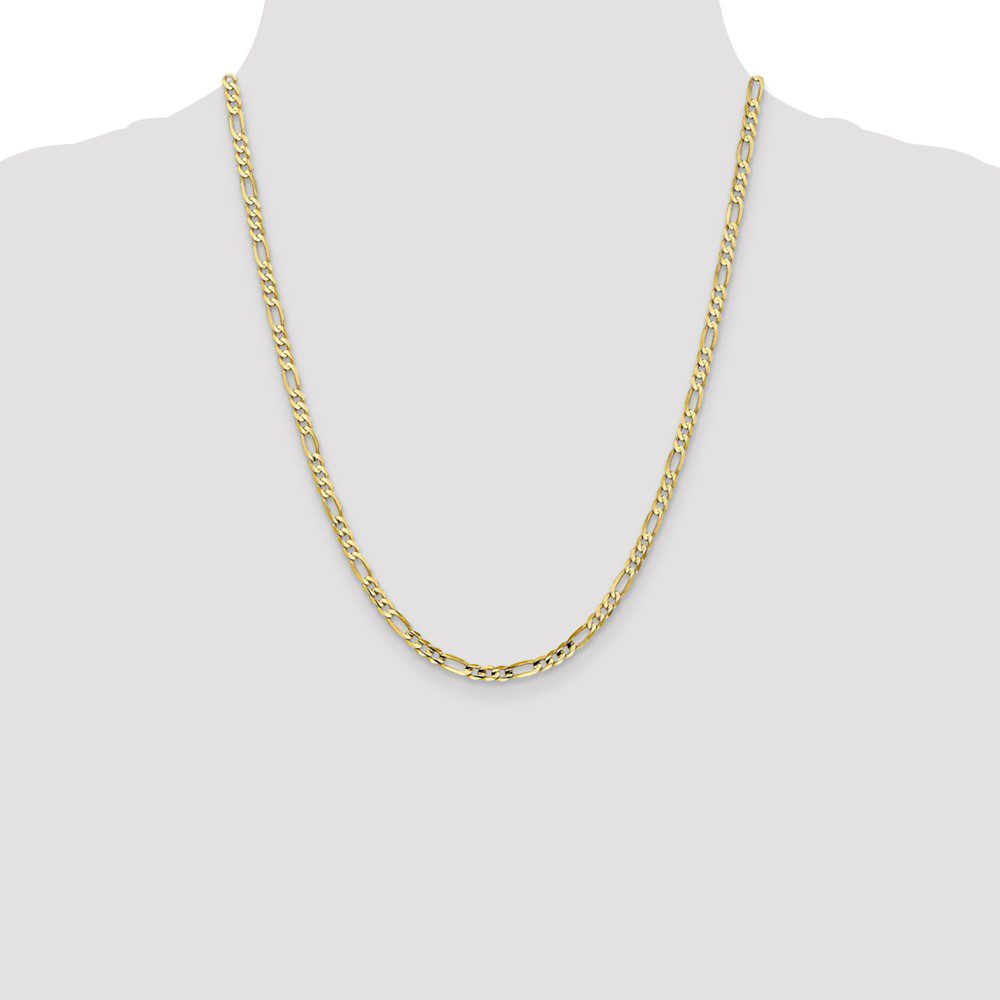 Elegant gold chain necklace with a simple design.