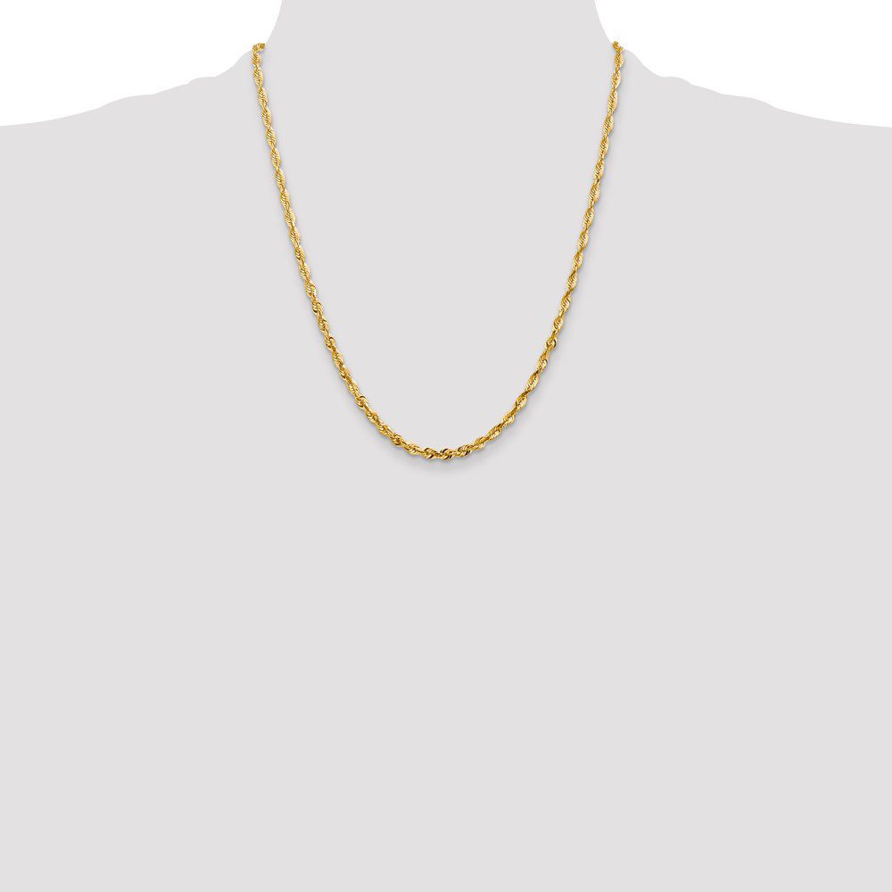Delicate gold chain necklace displayed on a neutral background.