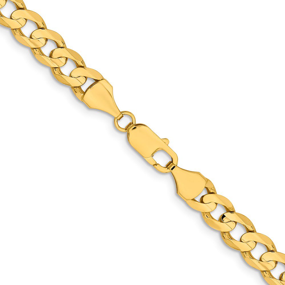 Elegant gold bracelet with a polished finish and secure clasp.