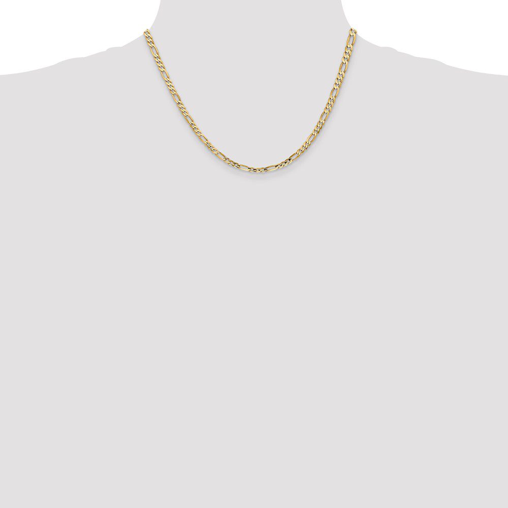 Delicate gold chain necklace displayed on a neutral background.