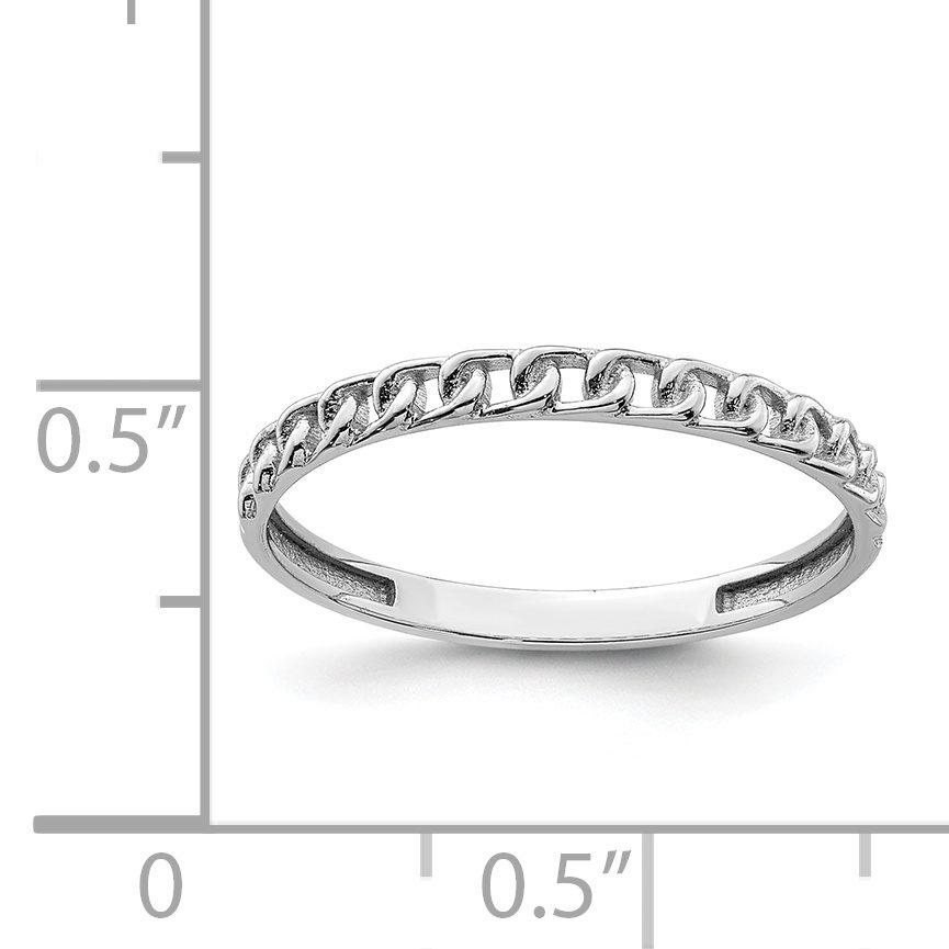 Delicate silver twisted rope-style ring with a slim profile.