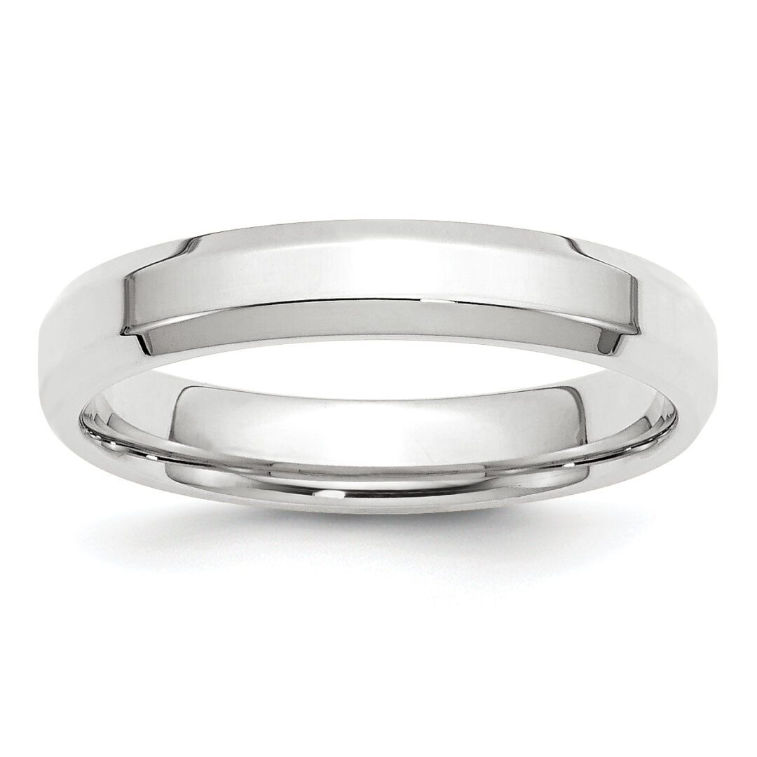 Simple and elegant silver ring with a smooth finish.