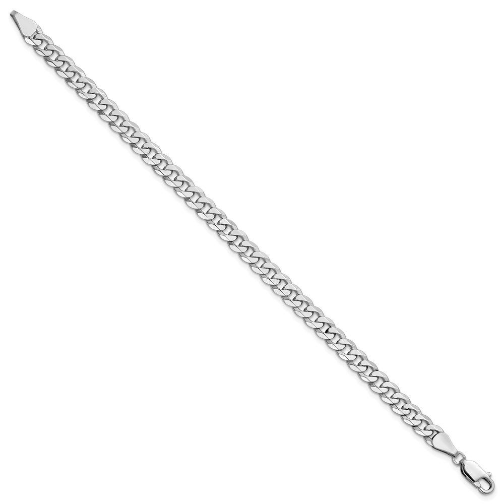 Silver chain necklace with a lobster clasp.