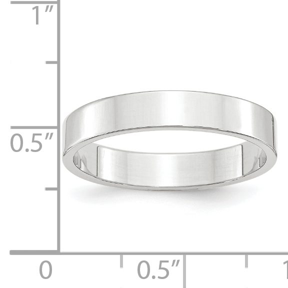 Simple silver ring with smooth finish.